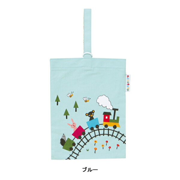 (SALE)アッコトトACはっしゃオーライシューズバッグ 約19.5×26.5cm ウチノ タオル【内野タオル】 入園グッズ 入園祝い