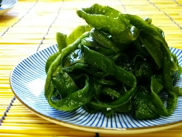 【送料無料】 こだわりの有明海産! 島原産塩蔵くきわかめ 350g 【メール便送料無料】【smtb-ms】