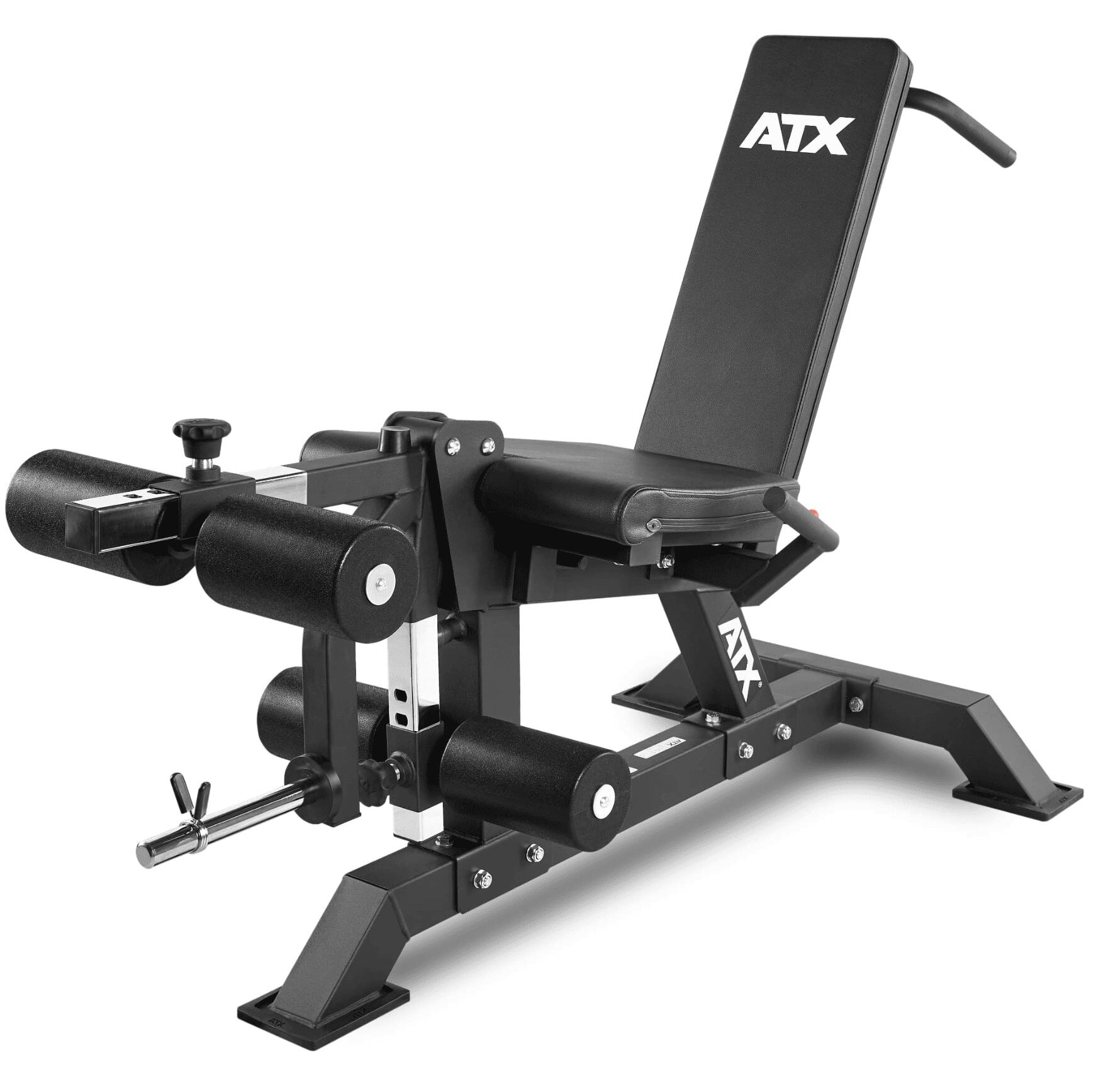 ［ATX Fitness］レッグエクステンション/レッグカールコンボ（50mmアダプターセット）マシン トレーニ..