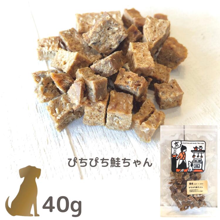 ボンルパ 犬のおやつ 【ぴちぴち鮭ちゃん】40g 京シリーズ Bon rupa 犬用 ご褒美 トリーツ ドッグフード 日本製 無添加のサムネイル