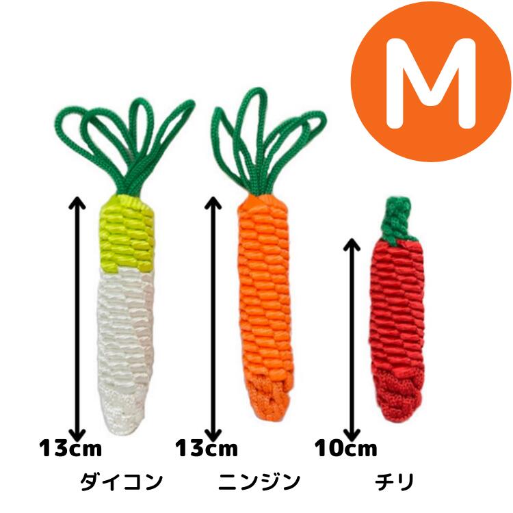 ベストエバー【タフトイ Mサイズ】犬用 おもちゃ ダイコン ニンジン 大根 人参 BESTEVER ハミガキ 2
