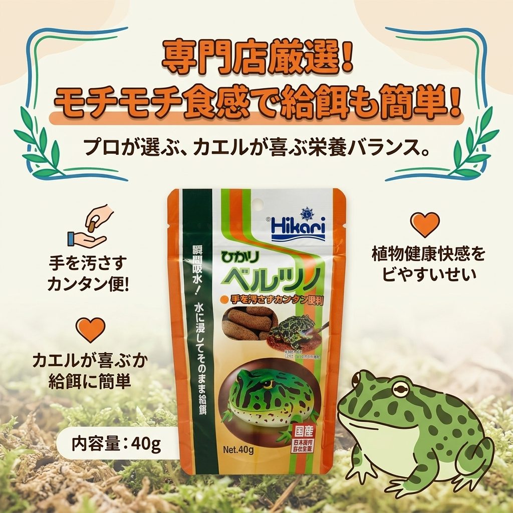 【ポイント5倍】【キョーリン】ひかりベルツノ 40g x3個 ベルツノガエル ツノガエ...