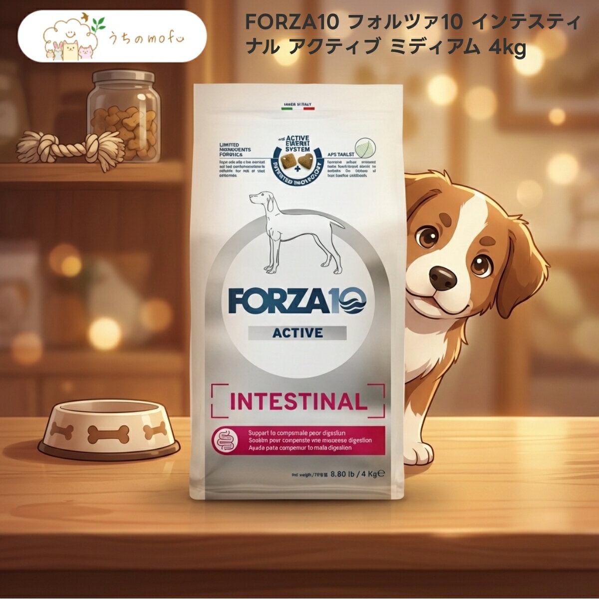 樂天商城 - FORZA10 フォルツァ10 インテスティナル アクティブ ミディアム 4kg x3個 成犬用 中粒 イタリア産 ドッグフード 専門店品質 安心 安全 うちのもふ 厳選素材