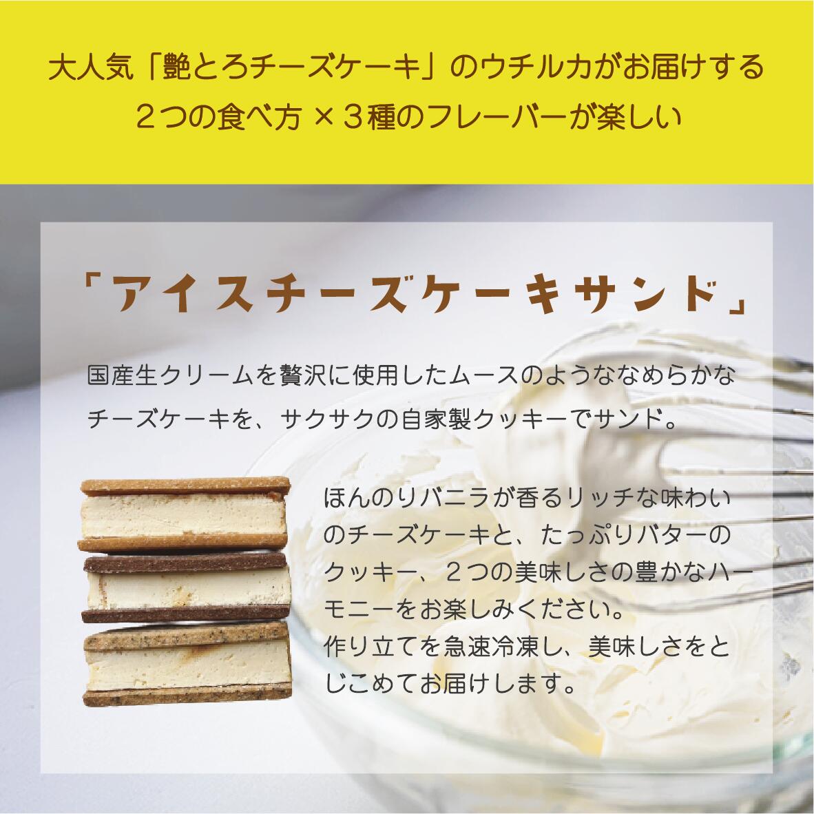 【アイスチーズケーキサンド(プレーン4個ショコ...の紹介画像2
