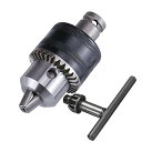 Bestgle1.5-13mmドリルチャック メタルキー付き インパクトレンチ ソケット インパクトレンチ変換ツール 1/2インチアダプターソケット1/2-20UNF ブラック(3)
