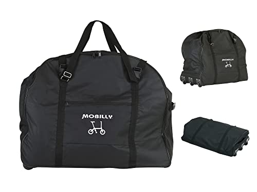 ベロライン MOBILLY(モバイリー) 輪行キャリーバッグ 折りたたみ24インチまで対応 キャスター付き ブラ..