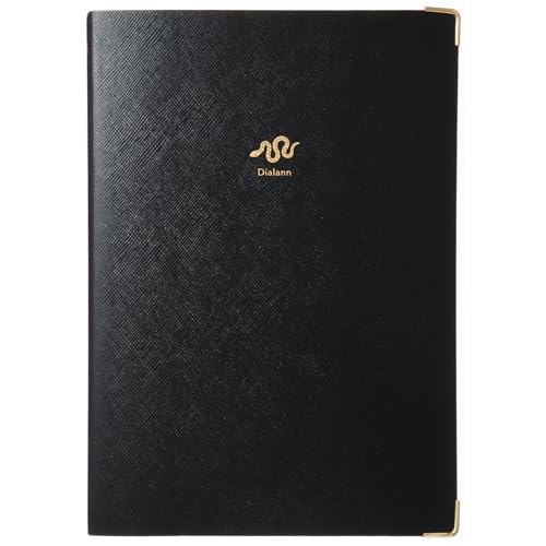 ラコニック 手帳 2025年 A5 ウィークリー 干支 ブラック LALD105-280BK (2024年12月始まり)