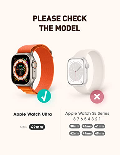 SUPCASE Apple Watch Ultra 49mm (2022) ケース 全面保護カバー 一体型 二つ画面保護フィルム付き バンド 衝撃吸収 アップルウォッチ シリーズ 対応 保護カバー UBProシリーズ