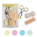 CLOGRATIA コンタクト 装着器具 ソフトコンタクト つけはずし器具 取り外し器具 ネイルの人も安心 3点セット 携帯可 清潔 衛生的(ピンク)