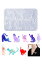 シリコンモールド UVレジン型 ＆ペンダント・ブローチ・ピアス型 8種類 エポキシ 樹脂 抜き型 レジンモールド 服装 帽子 リュックサック 衣類アクセサリー ギフト人気DIY（猫）