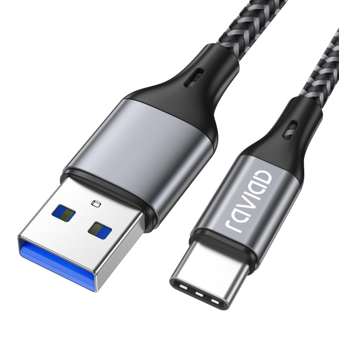 RAVIAD USB Type C ケーブル【1M/QC3.0対応】タイプ C ケーブル 3A 急速充電 高速...