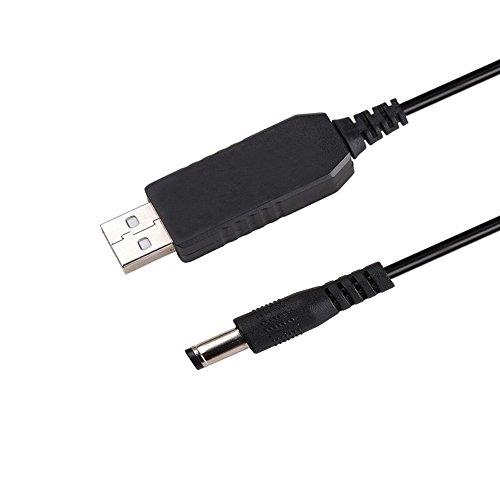 DC 5VーDC 12V USB電圧ブースタケーブル 電源アダプタケーブル DCジャック3.5 x 1.35mm USB 5VーDC 12V..