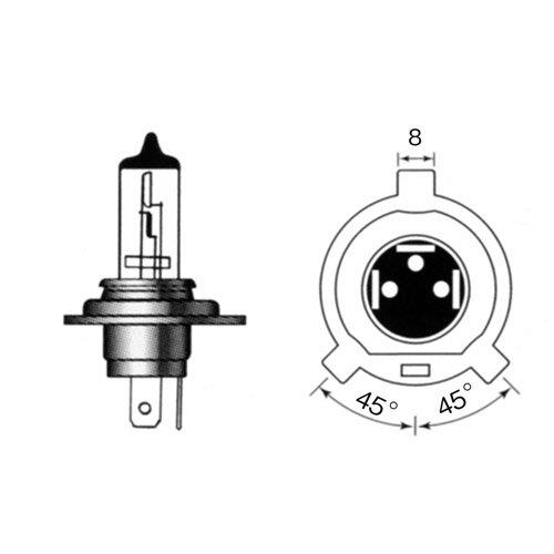 M&Hマツシマ H-4 12V60/55W (B2・WS) 16H 16HWS ライト バルブ
