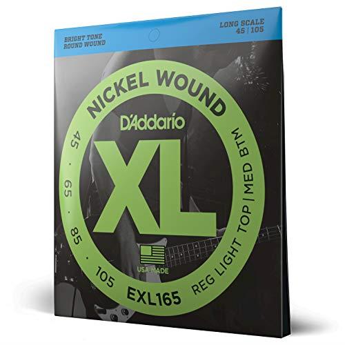 D'Addario ꥪ ١ ˥å Long Scale .045-.105 EXL165 ڹʡ