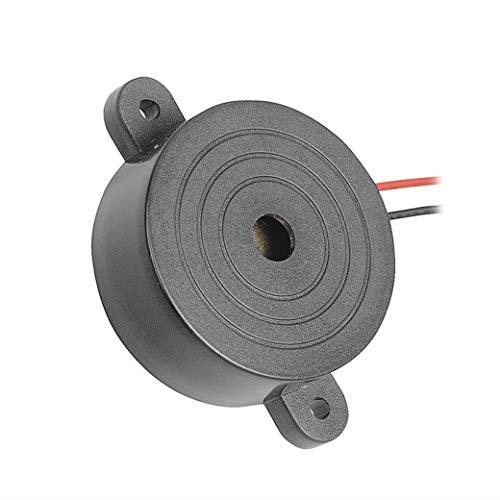 オーディオファン 電子ブザー 警報音 90dB ピエゾ素子 電子工作部品 ネジ止め タイプ DC 9V - 15V 1個