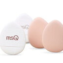 MSQ ミニパウダーパフ 4 個フィンガーパフドロップ型ミニメイクアップパフミニメイクアップスポンジファンデーションコンシーラー用再利用可能なルースパウダーパフ...