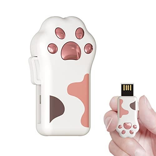 Bilious USBメモリ かわいい 猫の足 フラッシュメモリ 小型 大容量 64GB スライド式 可愛い USB 2.0 カラフル 耐衝撃 防水 防塵 (64GB, ピンク)