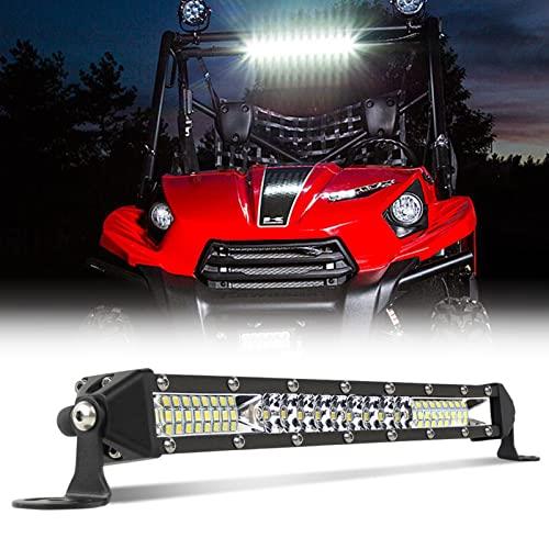 ブレイブ・ウェイ LED作業灯 30W 車用 LEDライトバー 10インチ 10000LM 12V/24V兼用 チップを26個搭載 広角狭角一体型発光 IP68防水LEDワークライト ATV/SUV/トラック用品 現場作業 汎用作業灯 車外灯 デッキライト 補助灯