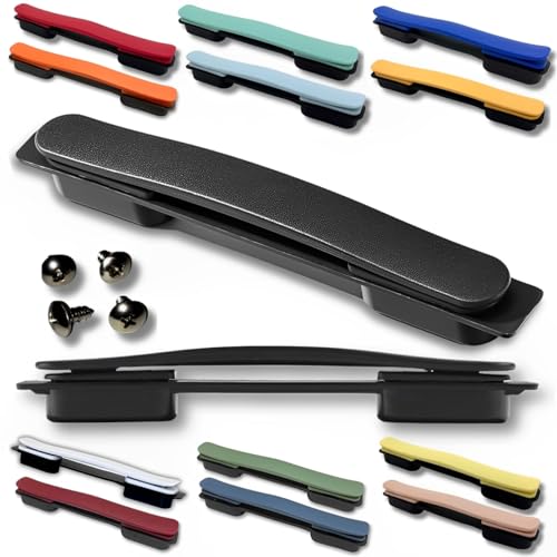 Leap Raupe スーツケース 取っ手 部品 ハンドル キャリーケース 修理 用 21.5cm (黒 A)