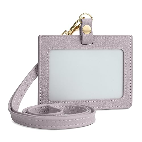 Dockii IDカードホルダー 横型 IDカードケース 社員証ケース レディース ネックストラップ カードケー..