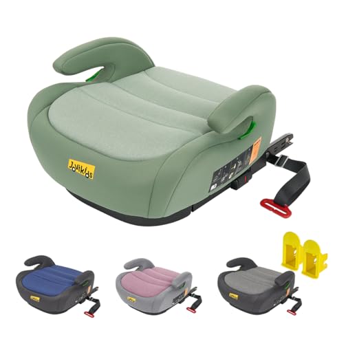 Jovikids ジュニアシート ISOFIX、R129適合 ブースターシート ロングユース、極厚クッション、幼児用車..