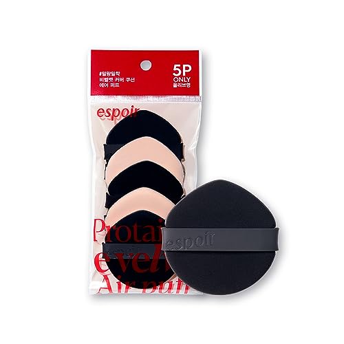 espoir ビーベルベットエアーパフ 5個入り BE VELVET AIR PUFF クッションファンデ メイク用パフ 化粧..