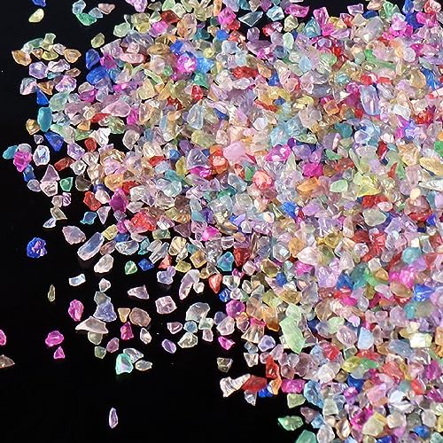 サムコス ガラスフリット 琉球ガラス 約50g 小サイズ キラキラ ガラスカレット 虹のかけら 硝子のかけ..