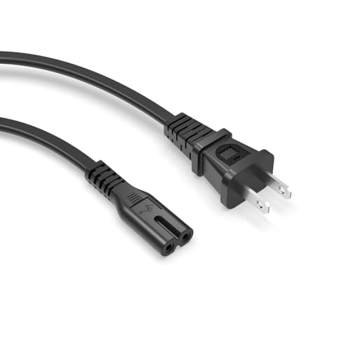 PSE認証 125V/7A 対応 シャープ テレビ 電源コード｜AQUOS互換用 液晶テレビ 電源ケーブル｜メガネ型 C7ケーブル｜家電用 1.2M 電源コード