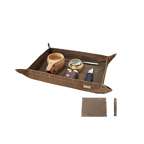 YAJIN CRAFT 物置きマット グランドシート マルチシート 45cm×35cm 小物収納トレイ 多機能 防水 パラフ..