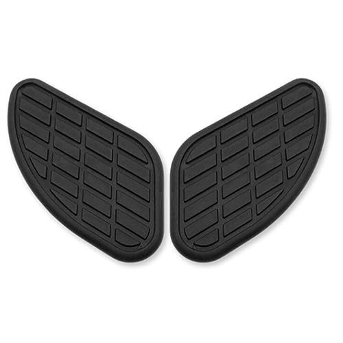 楽天うちうちしょっぷcalm wish タンク パッド 膝 パット ニー バイク カスタム パーツ グリップ 左右 セット ホルダー サイド 燃料 ガード ブラック 2枚 汎用