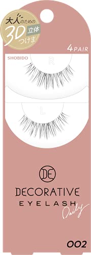 デコラティブアイラッシュ ＜ 002 ＞ （上つけまつげ4ペア入） SE43541 デコラティブ つけま 付けまつげ つけまつ毛 ツケマ アイラッシュ