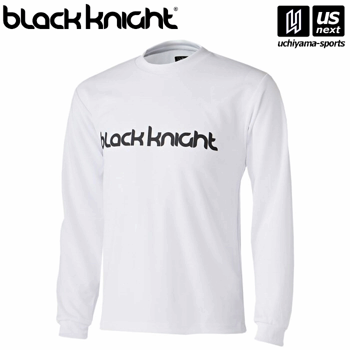 ブラックナイト【 black knight 】 バドミントン ドライロングTシャツ T-3218U WHT（ホワイト） 2024年..