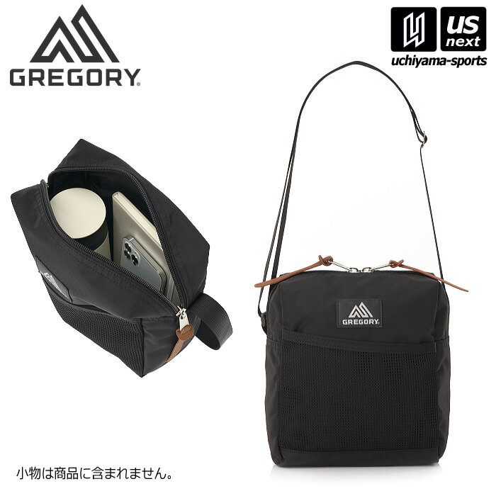 （国内正規品）グレゴリー【 GREGORY 】スクエアショルダーポーチ ブラック ショルダーバッグ ポーチ 2..