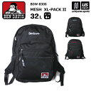 ベンデイビス バッグ メンズ ベンデイビス BEN DAVIS バックパック MESH XL-PACK II 32L 2024年継続モデル 【 BDW-8300 バッグ かばん バックパック リュック デイパック 撥水 通学 メンズ レディース 】【あす楽対応 365日出荷】【メール便不可】[物流]