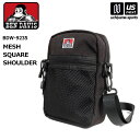 ベンデイビス BEN DAVIS ショルダーバッグ MESH SQUARE SHOULDER 2024年継続モデル 【 BDW-9235 バッグ かばん ショルダー ミニバッグ 旅行 通学 メンズ レディース 】【あす楽対応 365日出荷】【メール便不可】[物流]