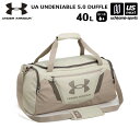 ダッフルバッグ（スポーツ用） アンダーアーマー 【 UNDER ARMOUR 】UA アンディナイアブル5.0 ダッフルバッグ Sサイズ 40L 2024年春夏新色 【 1369222 スポーツバッグ ショルダーバッグ ダッフルバック 遠征 ジム 男性 女性 】【あす楽対応 365日出荷】【メール便不可】[物流]