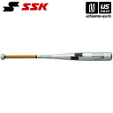 エスエスケイ【 SSK 】 野球 中学硬式金属製バット SBB2004 スカイビート31K-LF JH (9790)NBシルバー×ブラック 2025年継続モデル...