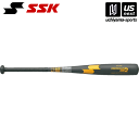 エスエスケイ【 SSK 】 ジュニア 野球 少年軟式金属製バット SBB5000 スカイビート31K RB J (9038)ブラック×ゴールド 2025年継続モ...