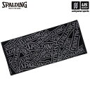 スポルディング【 SPALDING 】 バスケットボール ジャカードタオル SDロゴ ブラック【SAT211010 バスケ バスケット フェイスタオル スポーツ...