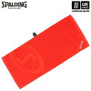 スポルディング【 SPALDING 】 バスケットボール エッセンシャル スポーツタオルS レッド×ホワイト【SAT211190 バスケ バスケット フェイスタ...