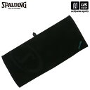 スポルディング【 SPALDING 】 バスケットボール エッセンシャル スポーツタオルS ブラック×フォレスト【SAT211220 バスケ バスケット フェイ...