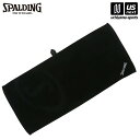 スポルディング【 SPALDING 】 バスケットボール エッセンシャル スポーツタオルS ブラック×ホワイト【SAT211230 バスケ バスケット フェイス...