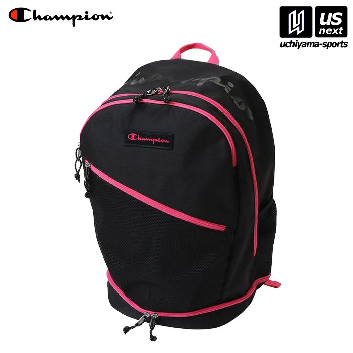 チャンピオン【 Champion 】 バスケットボール バックパック ブラック×ピンク【C3-BB727B バスケット ..