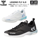 ヒュンメル 【 hummel 】 メンズ ハンドボールシューズ レジェンドフライ 6.0 2024年春夏モデル 【HAS8042 HANDBALL インドア 室内 ワイド 幅広 ホワイト ブラック】【あす楽対応 365日出荷】【メール便不可】[物流]