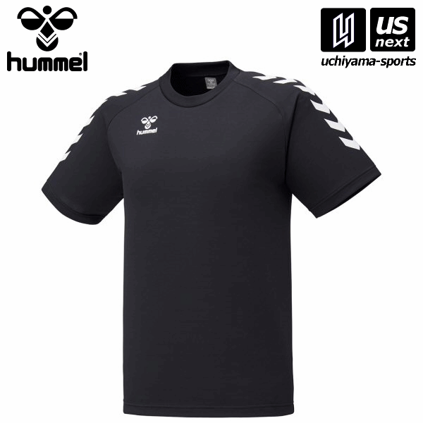 ヒュンメル 【 hummel 】 HAG3017 ゲームシャツ (90)ブラック 2024年春夏継続モデル[M便 1/1][取り寄せ][自社]