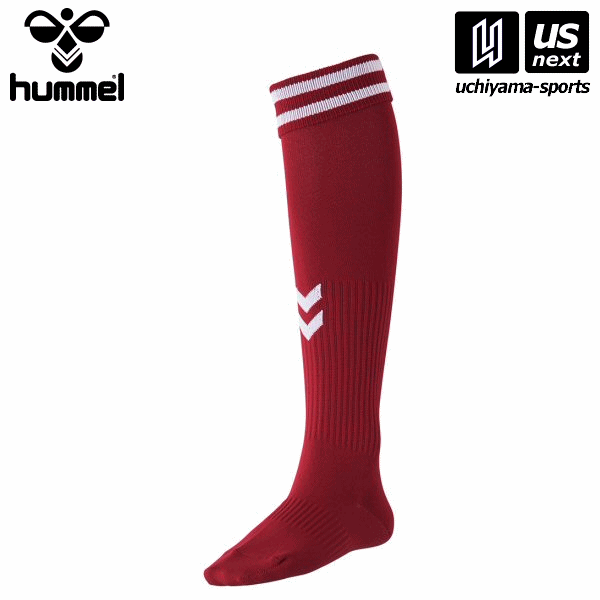 ヒュンメル 【 hummel 】 HAG7090 ゲームストッキング (2210)ワイン×ホワイト 2025〜26年秋冬継続モデ..