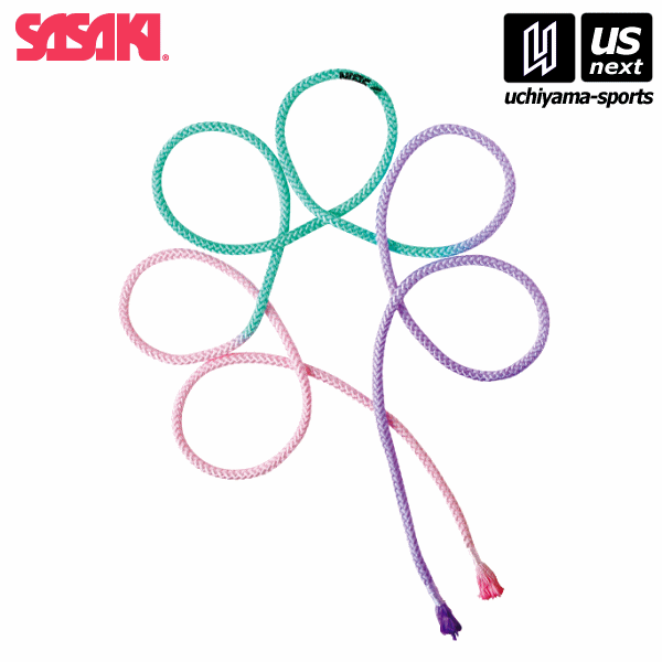 ササキ【SASAKI】新体操 3色ロープ M280GF LIP/PEG/LD [M便 1/1][取り寄せ][自社] その1