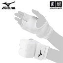 ミズノ 【 MIZUNO / KARATE 】 空手 ジュニア 拳サポーター 両手1組 2025年春夏モデル 【 23JHAC15 サポーター 定番 ホワイト ...