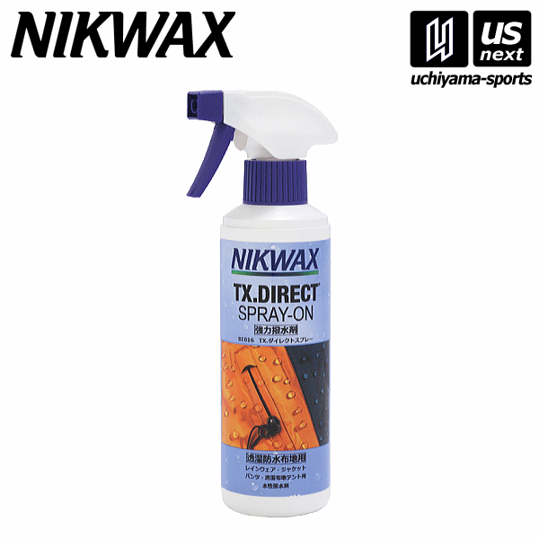 ニクワックス【NIKWAX】ウエア用 TX．ダイレクトスプレー 【300ml ウエア用撥水剤】【あす楽対応】【メ..