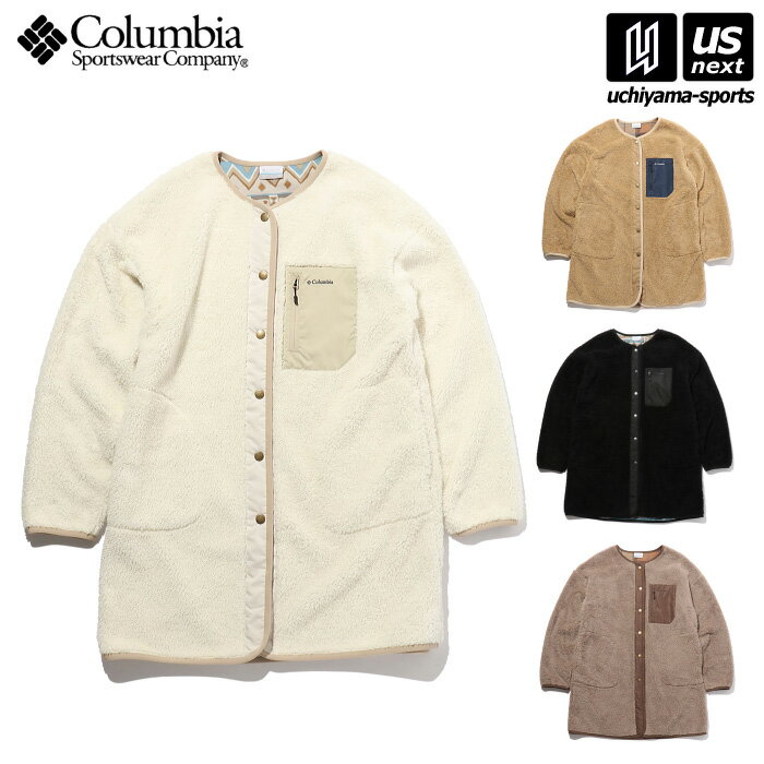 （国内正規品） コロンビア 【 Columbia 】 レディース ウィメンズ シカゴアベニュー ジャケット 2022〜23年秋冬モデル 【 PL6275 W Chicago Avenue Jacket ジャケット ボア ノーカラー もこもこ アウトドア 】【あす楽対応】【メール便不可】[物流]